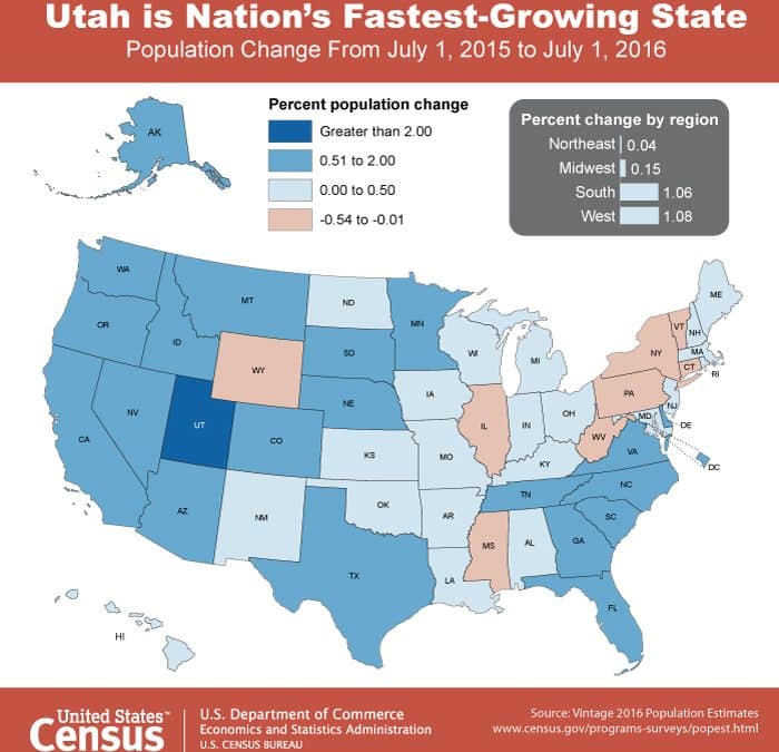 Population boom in Utah County